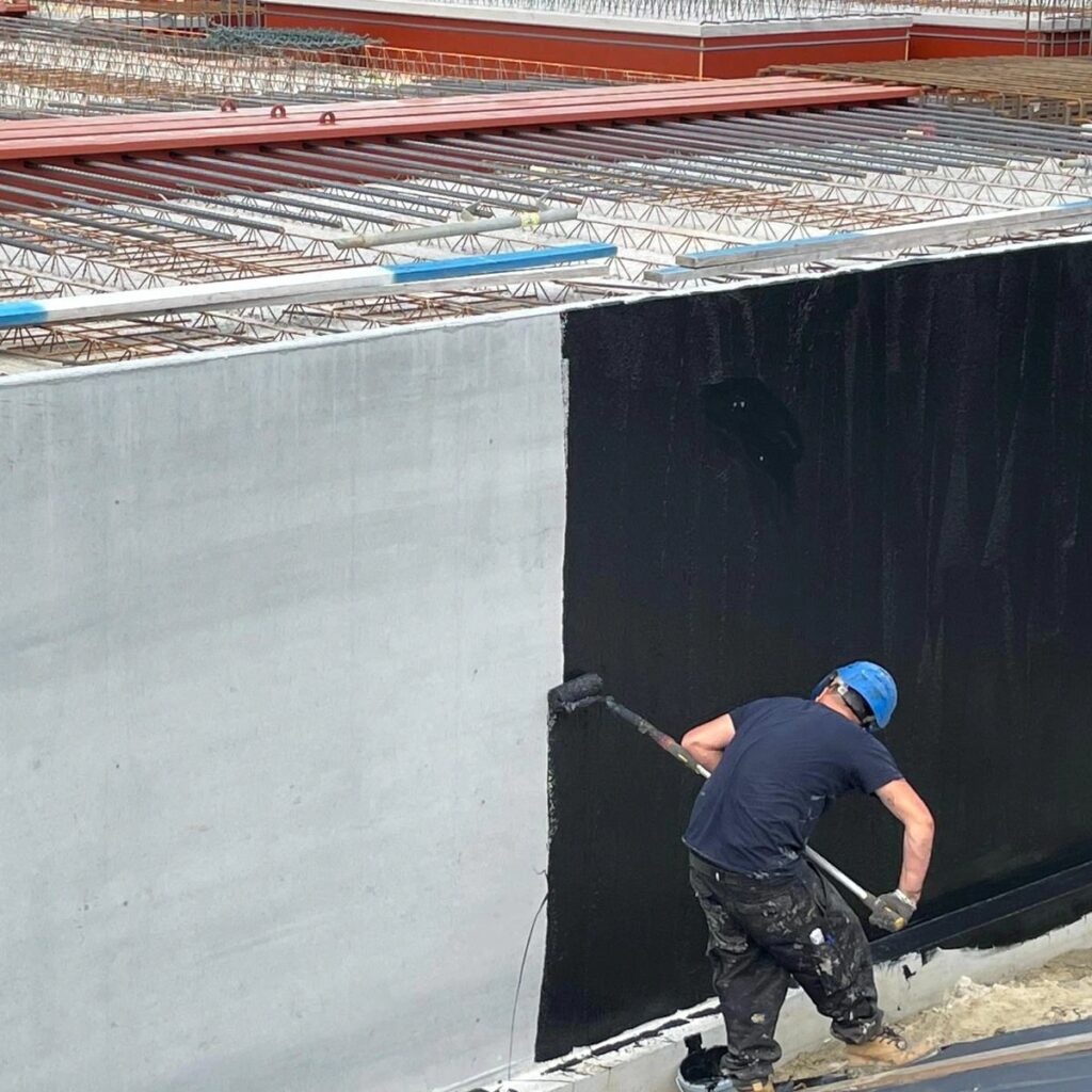 ETA-Certified Waterproofing Hevadex Aquaproof Reactive Application